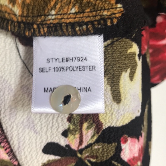 💐💐HP 9/15 🎉🎉 JODIFL BNWT BOUTIQUE FLORAL DRESS SIZE:SMALL - Picture 4 of 4